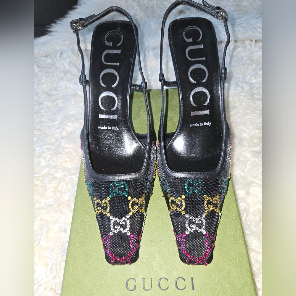 Gucci Women's GG Slingback Pump